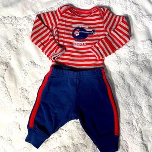 Helicopter Baby Outfit - Newborn